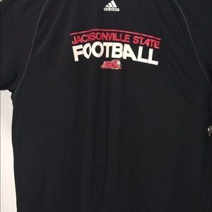 Adidas 3X Jacksonville State Gamecocks Performance Tee 100% polyester great cond